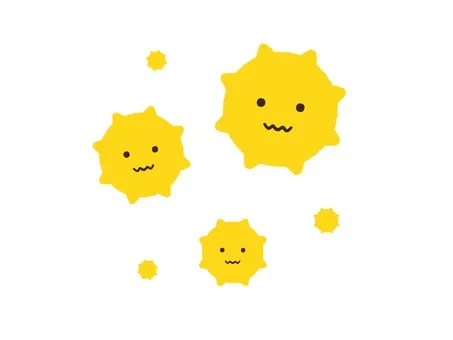これは花粉なのでは???